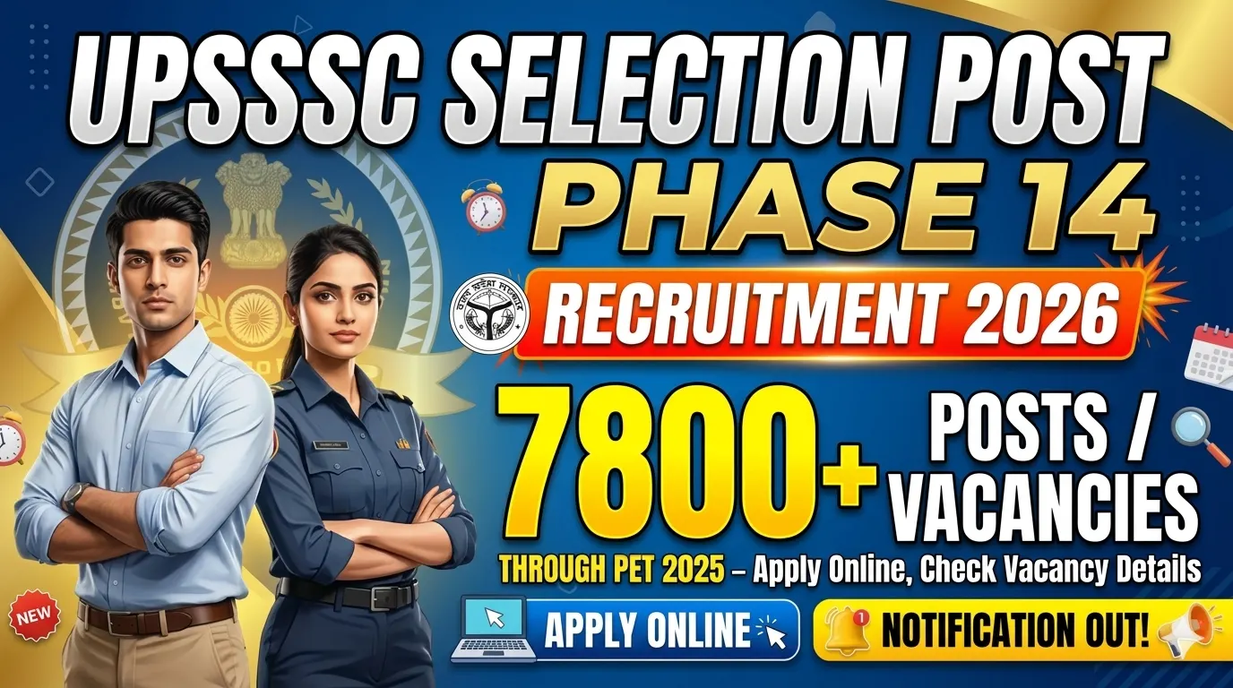 UPSSSC Recruitment 2026
