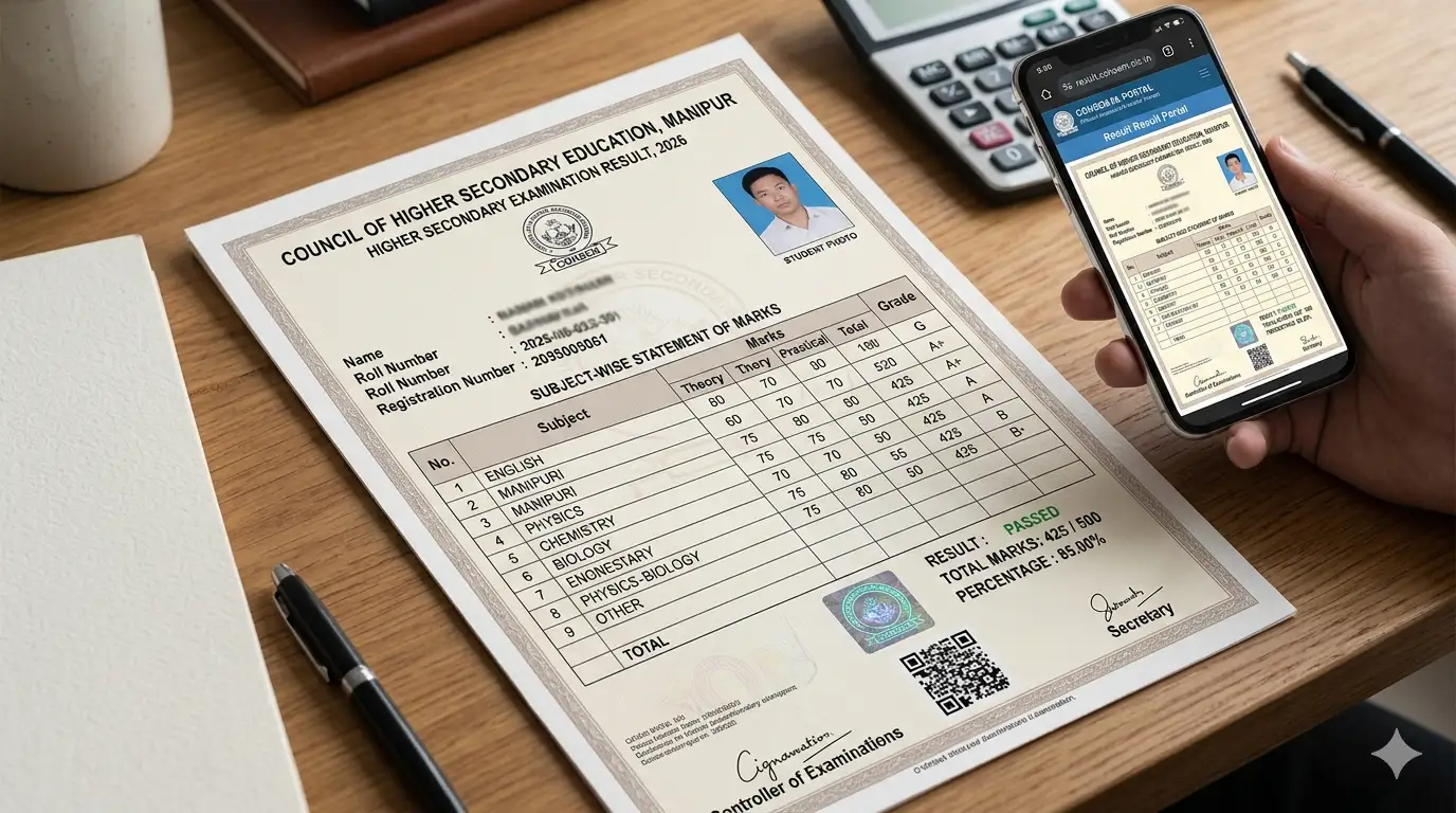 COHSEM Class 12 Result 2026