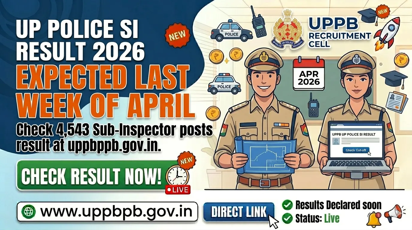 UP Police SI Result 2026